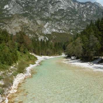 Die Mittelspitze von der Rosteige Im Soccatal in Slowenien - 111