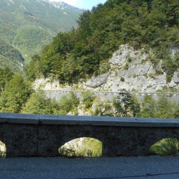 Die Mittelspitze von der Rosteige Im Soccatal in Slowenien - 43