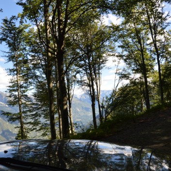 Die Mittelspitze von der Rosteige auf dem Stol in Slowenien - 07