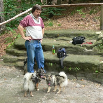 Die Mittelspitze von der Rosteige in der Bastei bei Dresden 2006 - 01